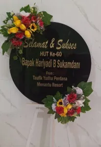 Papan Akrilik Ucapan Ulang Tahun Kota Probolinggo